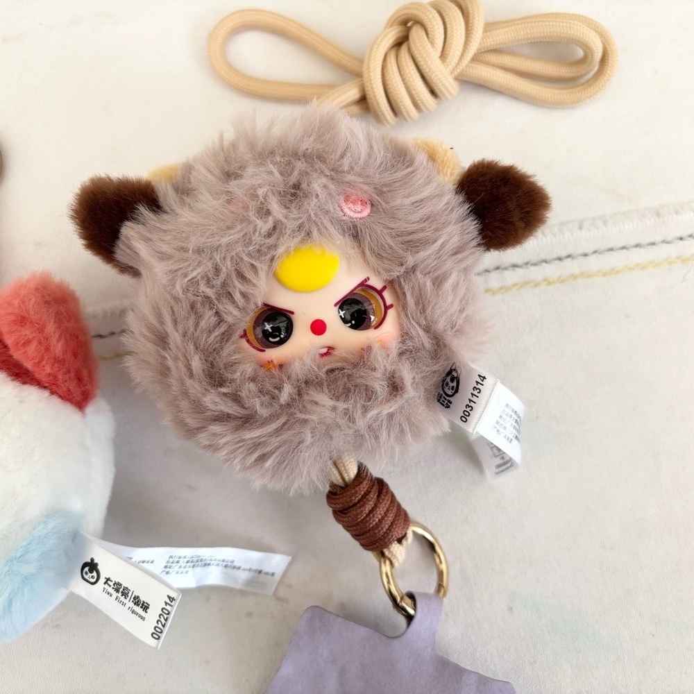 Bundle of Two Baby Three Phone Lanyard Ram & Keychain - Picture 3 of 4